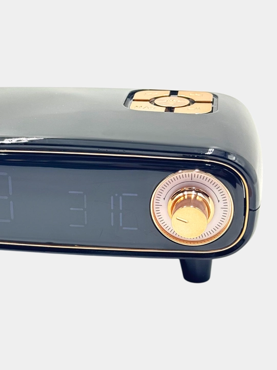 Ko'p funksiyali simsiz Bluetooth karnay va stol elektron soatili radio
