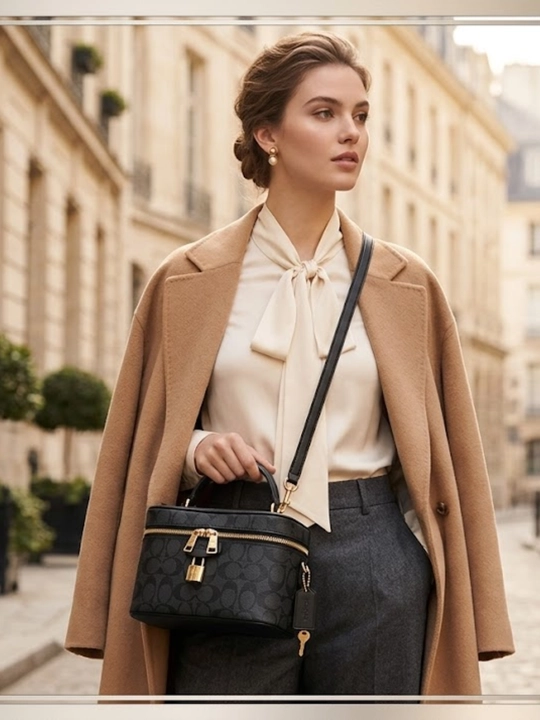 Ayollar uchun sumka Louis Vuitton uslubida, cross-body - 