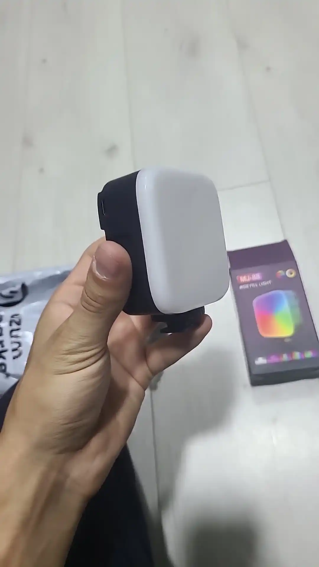 RGB Video Yoritgich – 360° RGB, Type-C, TikTok, YouTube va Foto Suratga Olish uchun