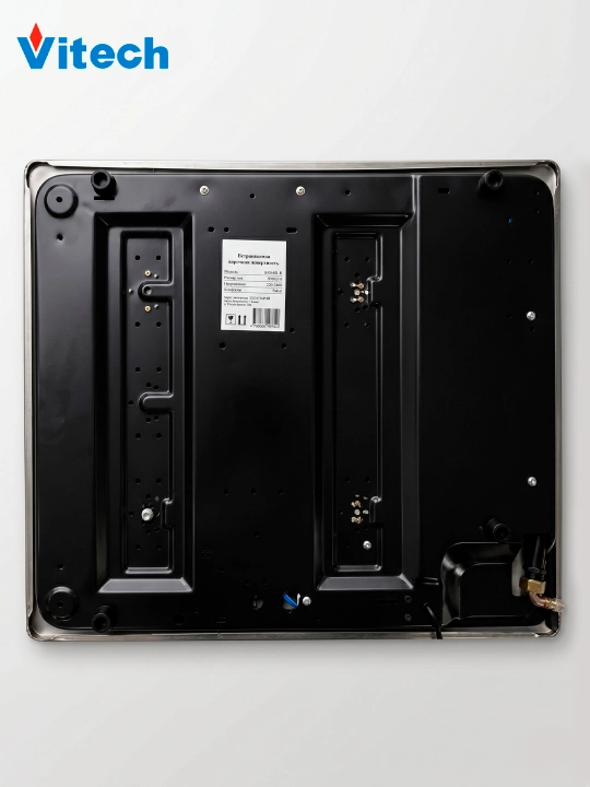 Aralash turdagi pishirish paneli Vitech HBS 4545 E, 4 ta konforka, WOK-konforka