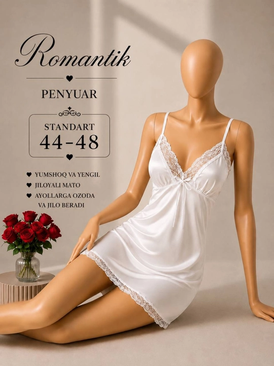 Ayollar penyuarlari, romantik bebi-doll, nafis tungi kiyimlar