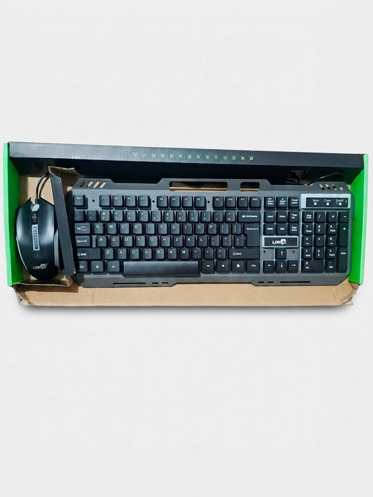 Проводной игровой комплект KM800: клавиатура на 98 клавиш с RGB-подсветкой и мышь