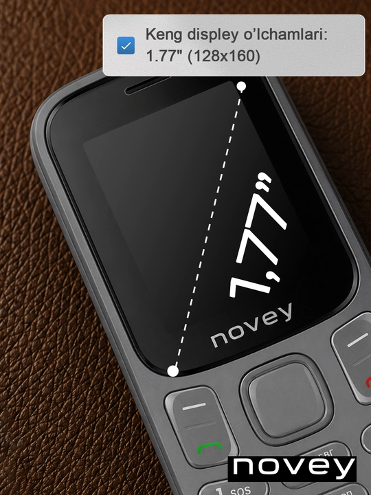 Кнопочный телефон Novey M185, мини, радио, без камеры, Dual SIM