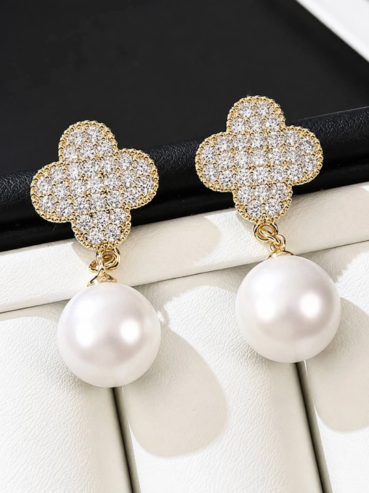 Серьги для девочек с камнями Swarovski