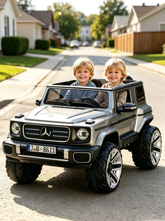 Детский электромобиль 24V 4WD, пульт управления, 2 места, EVA колёса