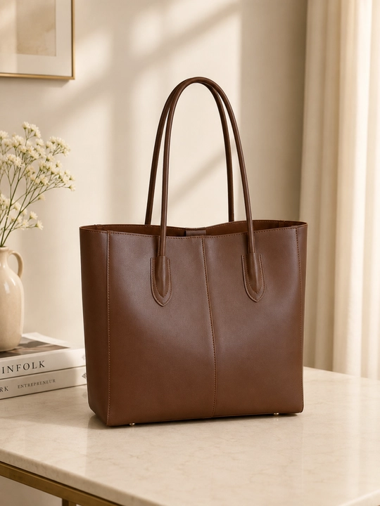 Ayollar uchun katta shopper sumka, PU charm tote, ish va hujjatlar uchun