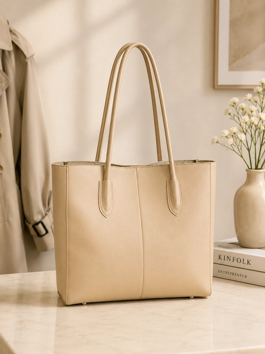 Ayollar uchun katta shopper sumka, PU charm tote, ish va hujjatlar uchun