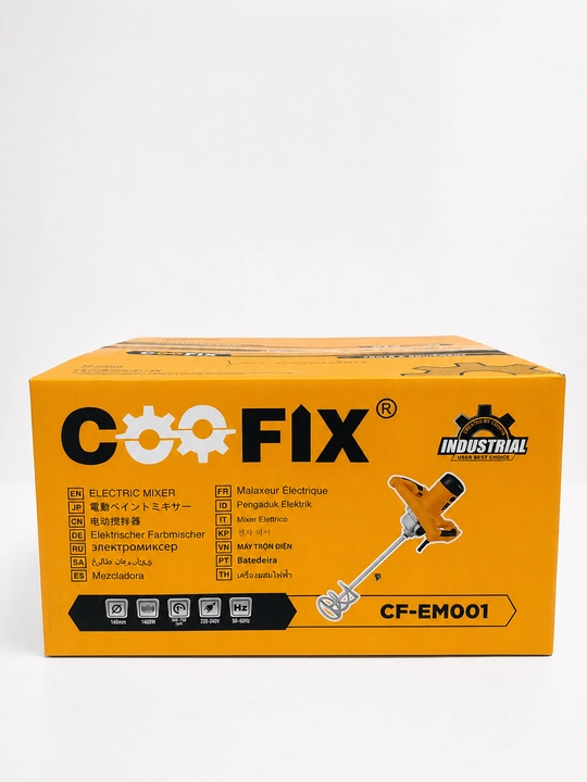 COOFIX Qurilish mikseri, 1200Vt 6 xil tezlikda ishlaydigon