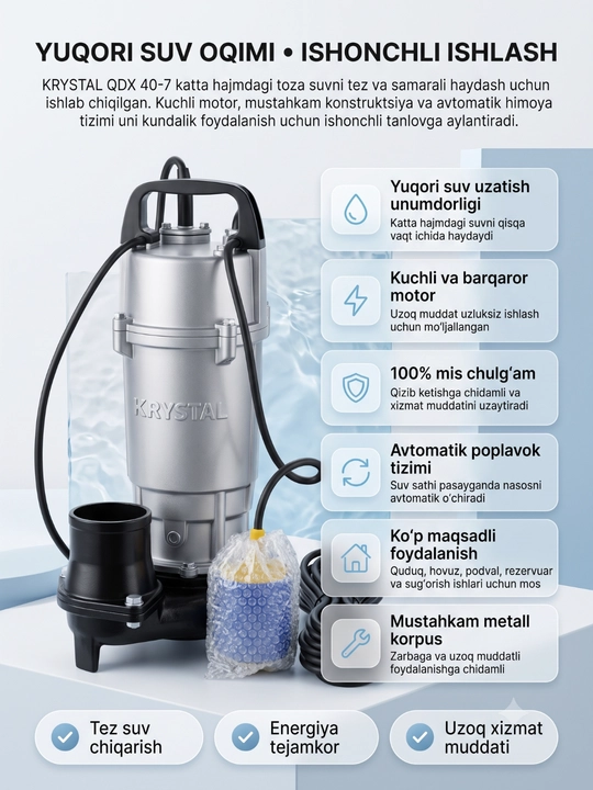 Drenaj nasosi, 0.37-1.8 kva, Suv nasos, Yer osti suv nasos, Suv nasoslar, drenaj nasoslari