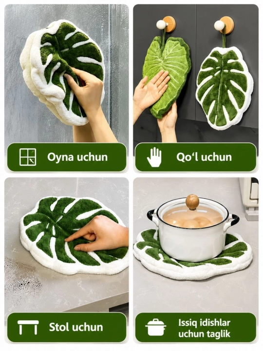 Кухонные полотенца из микрофибры, мягкие полотенца для рук, хорошо впитывающие