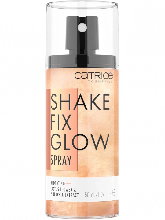 Фиксирующий спрей с эффектом сияния SHAKE FIX GLOW SPRAY, 50 мл - 