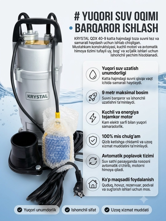 Drenaj nasosi, 0.37-1.8 kva, Suv nasos, Yer osti suv nasos, Suv nasoslar, drenaj nasoslari