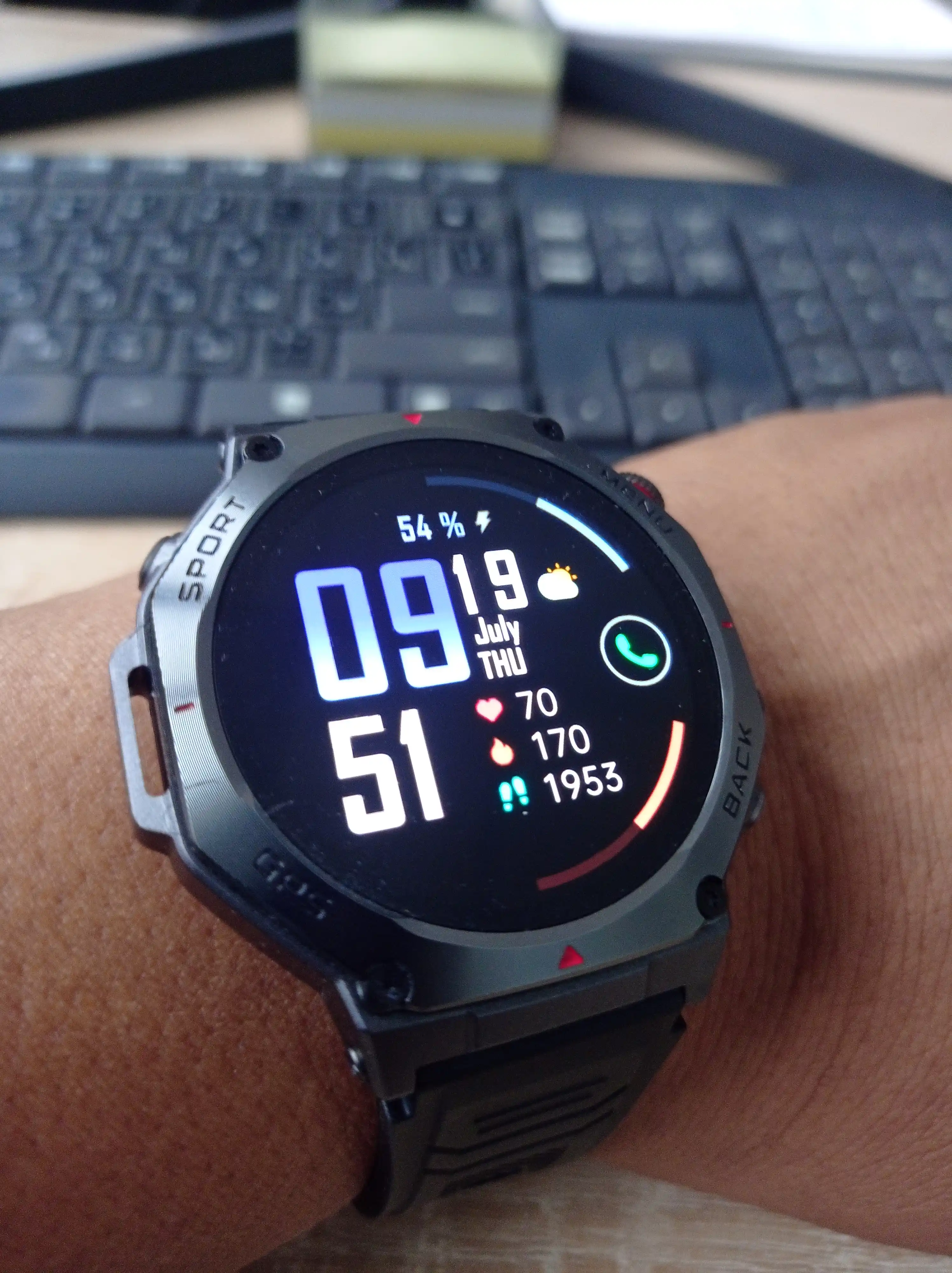 HOCO Y37 Aqlli Soat – Bluetooth, Sensorli Ekran, Sport va Fitness uchun