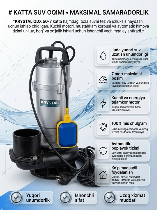 Drenaj nasosi, 0.37-1.8 kva, Suv nasos, Yer osti suv nasos, Suv nasoslar, drenaj nasoslari