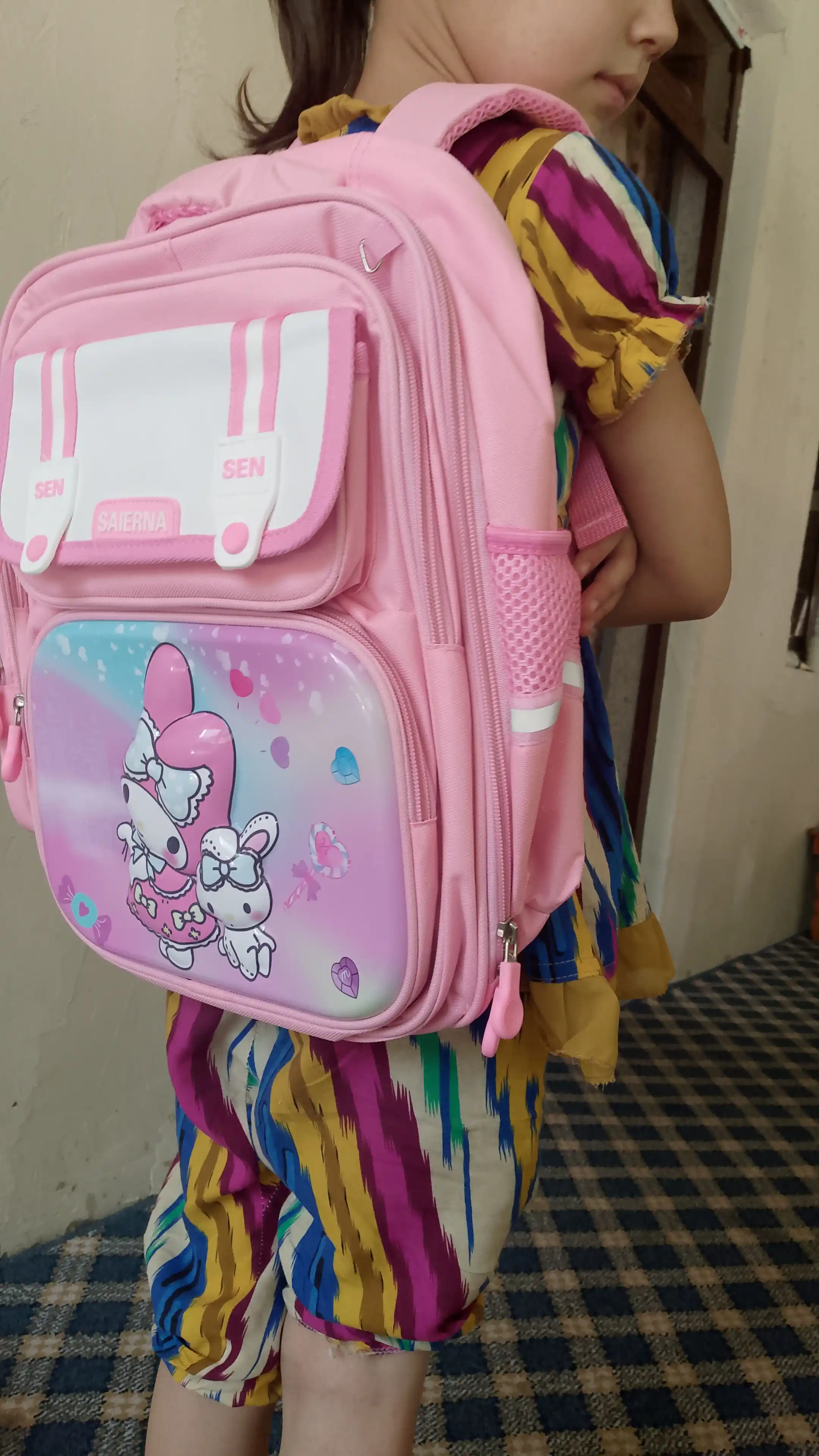 Ortopedik maktab ryukzaki, 7-10 yoshli o'g'il va qiz bolalar uchun maktab ryukzaki