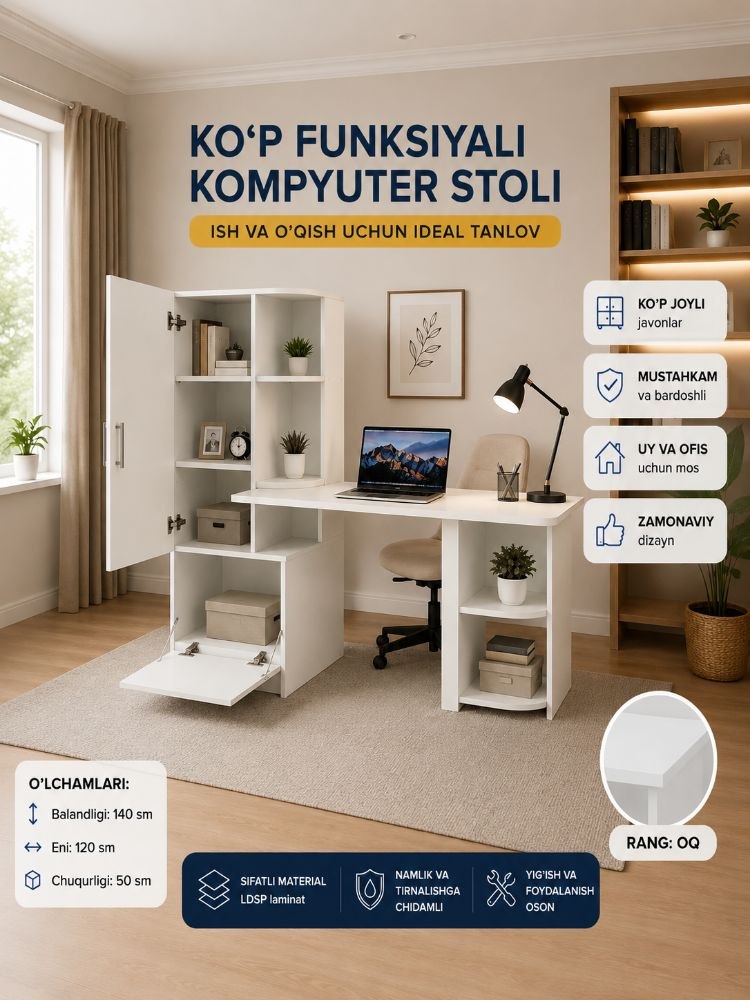 Многофункциональный компьютерный стол - 
