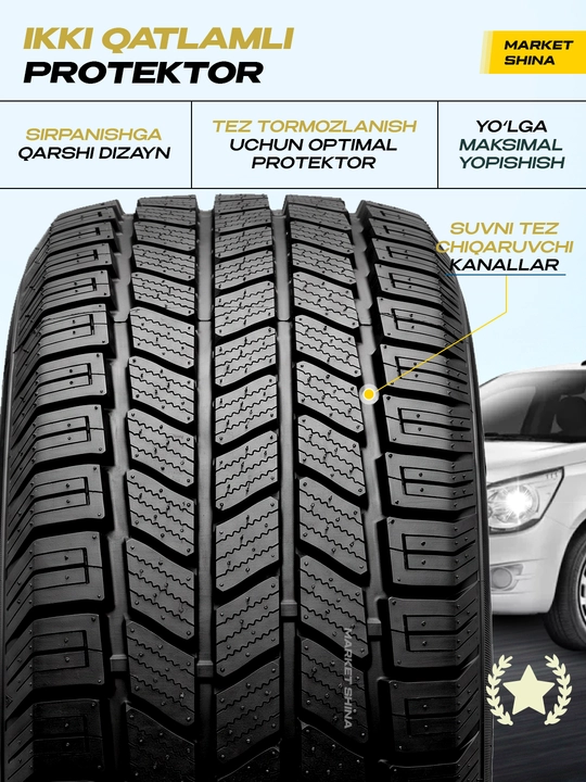 TERCELO CrossSeason New Всесезонная Надежная автомобильная шин для мокрой и сухой дороги