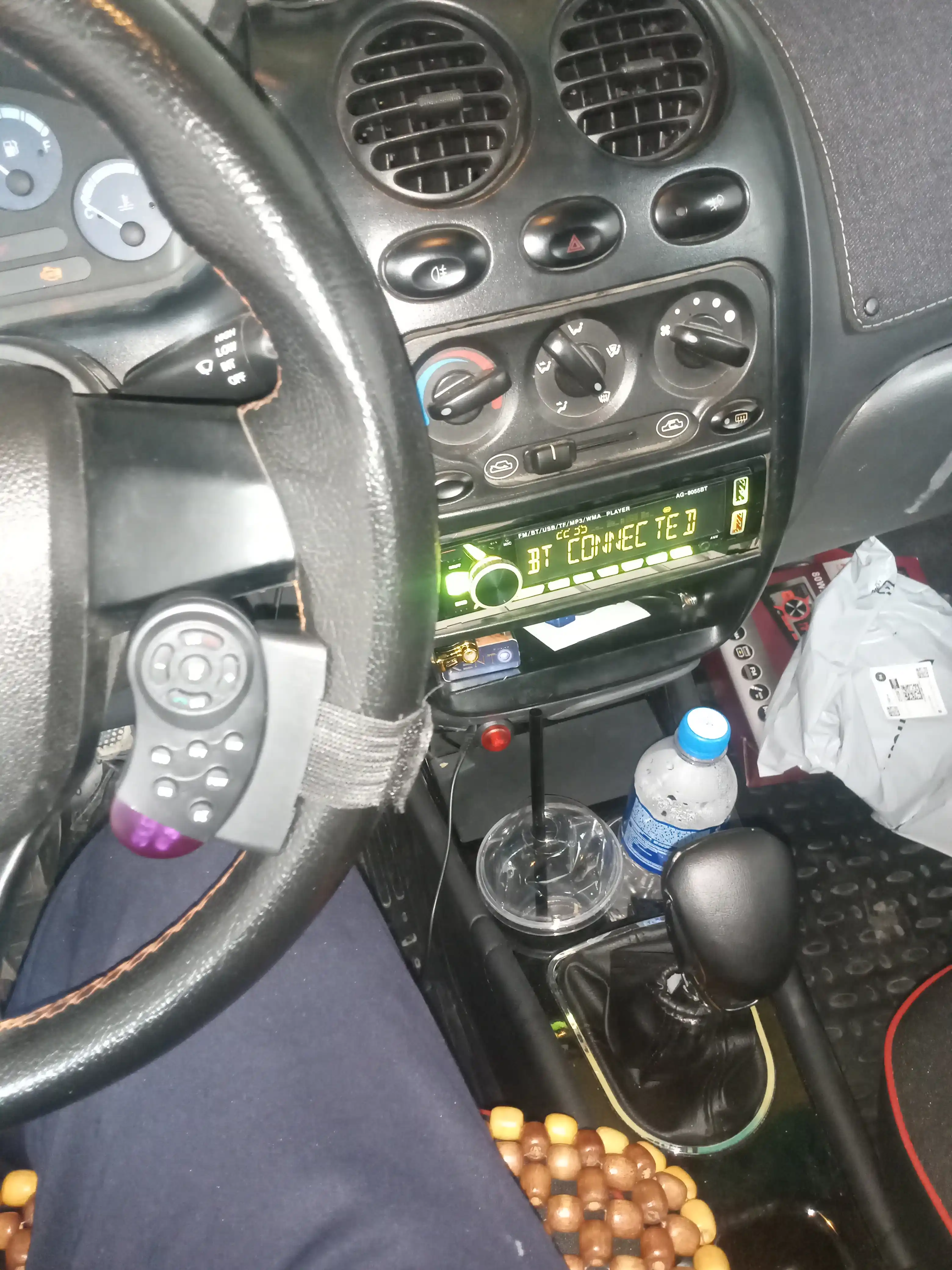 Автомагнитола 1DIN Bluetooth, USB, FM, 4×80W, 12–24V, с пультом