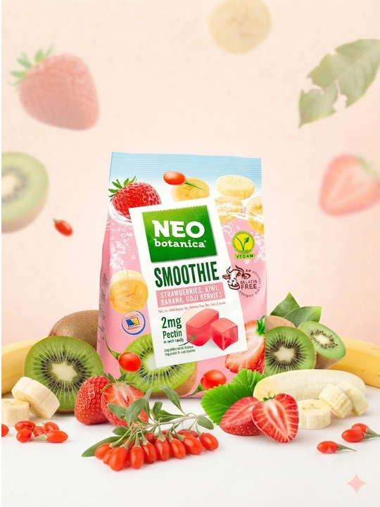 NEO Botanica SMOOTHIE Фруктовый мармелад с клубникой, киви, бананом, ягодами годжи