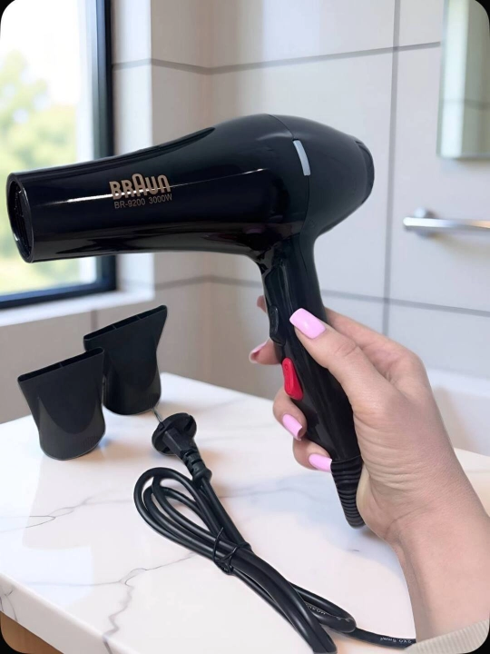 Fen, soch quritgich stayler Braun 4000W , salbiy ionlar va qizib ketishdan himoyalangan