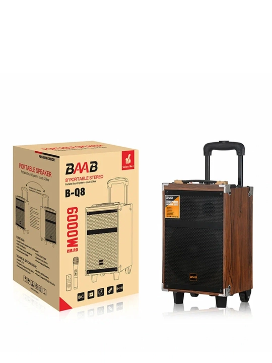 Караоке Bluetooth колонка BQ-8, BQ12 с микрофоном и мощным звуком