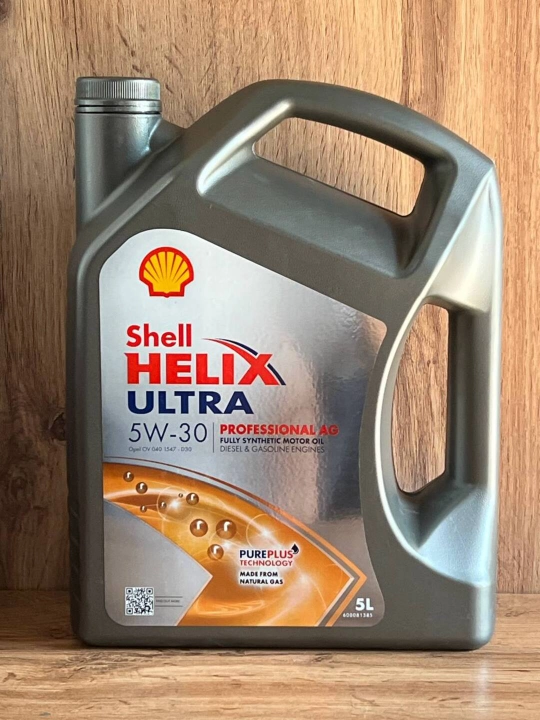 Dvigatel moyi Shell Helix Ultra Professional AG 5W-30, to'liq sintetik, 5L