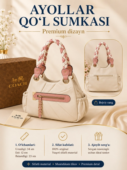 Ayollar uchun sumka COACH - 