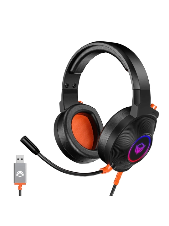 Игровая гарнитура HP012 с виртуальным звуком 7.1 и RGB-подсветкой