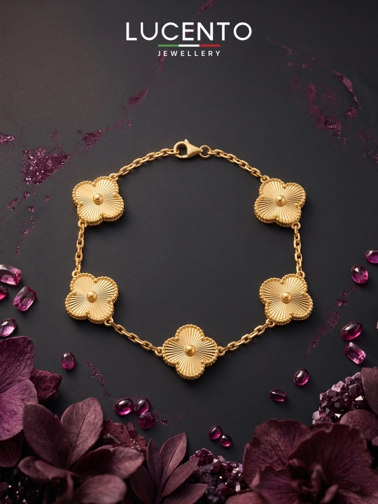 LUCENTO JEWELLERY 585 probali oltin bilaguzugi