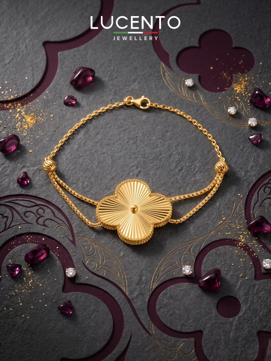 Золотой браслет Lucento Jewellery, 585 пробы - 