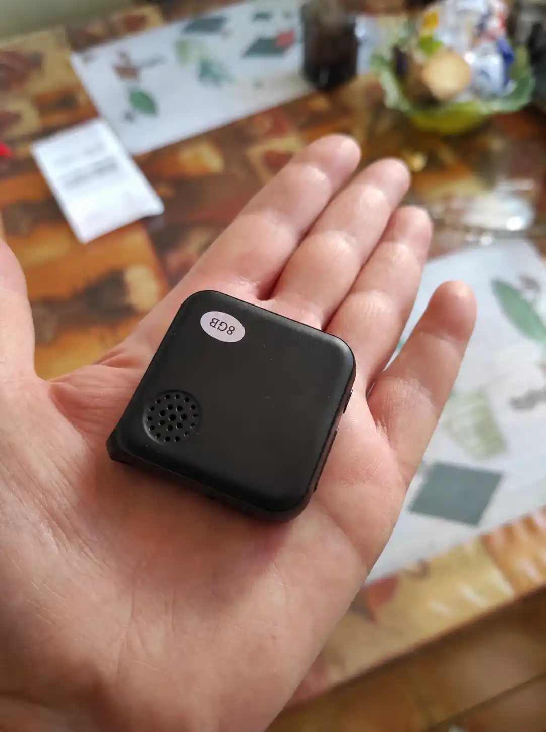 Mini magnitli diktofon ovoz yozish uchun, 8/16 GB, 100 soatgacha ishlaydi