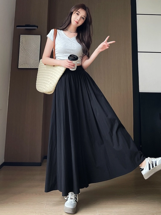 Yubka-shim, keng shim — yozgi ayollar shimi, yubkali shim