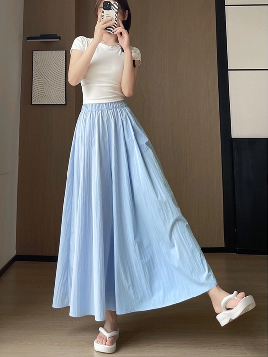 Yubka-shim, keng shim — yozgi ayollar shimi, yubkali shim