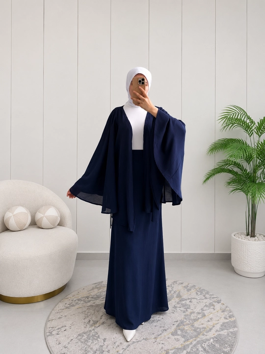 Kofta va yubka to‘plami, Armani Silk mato. Standart razmer. Ayollar uchun komplekt