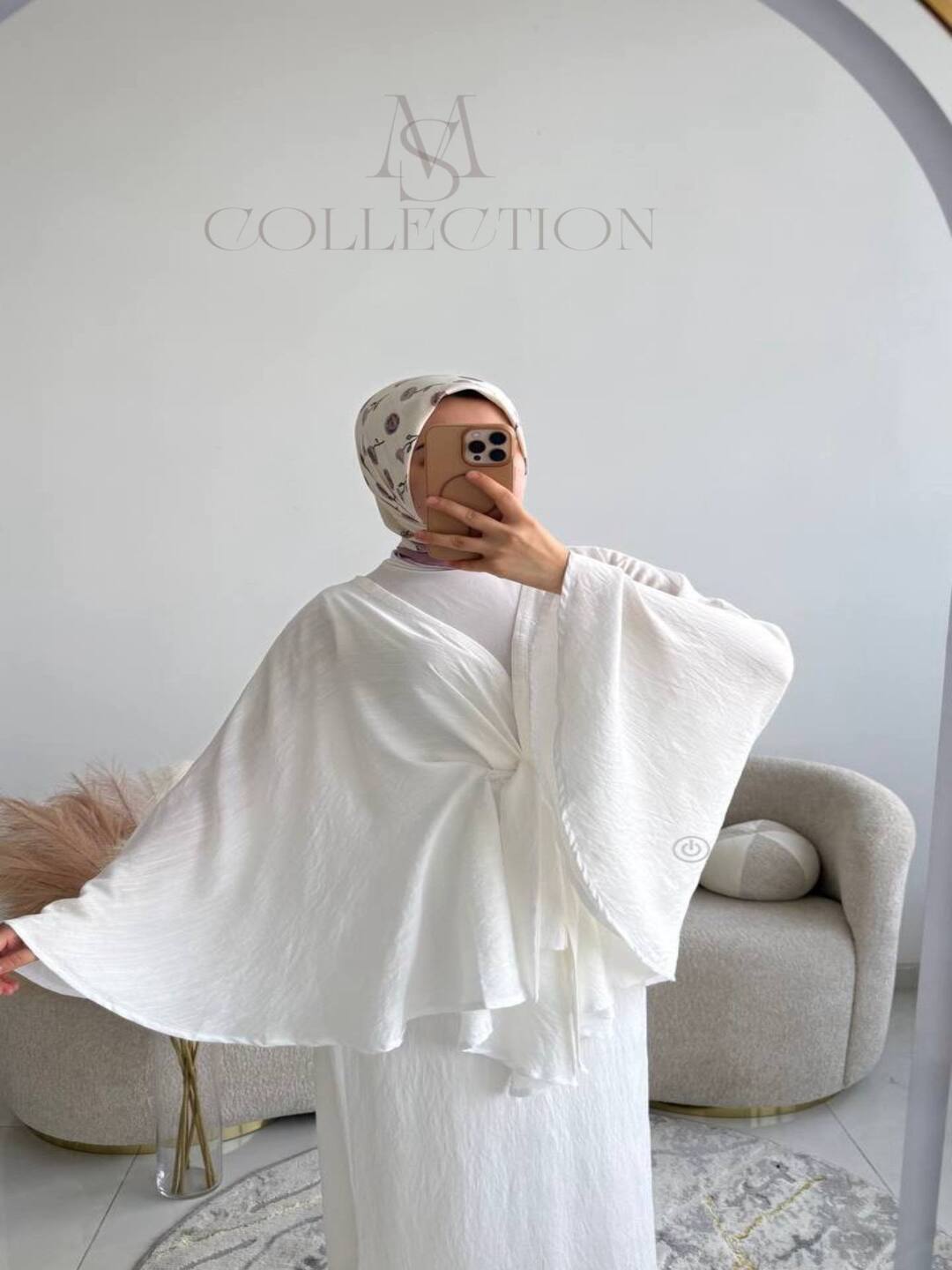 Kofta va yubka to‘plami, Armani Silk mato. Standart razmer. Ayollar uchun komplekt