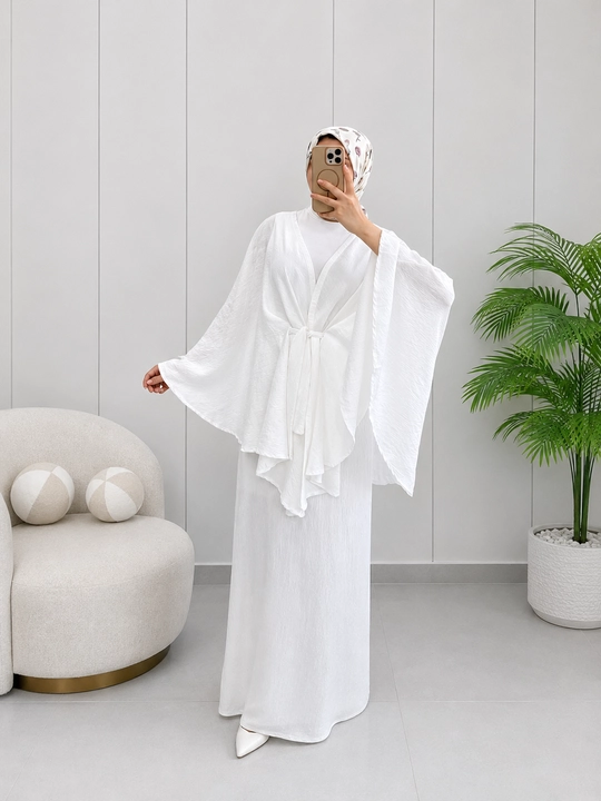 Kofta va yubka to‘plami, Armani Silk mato. Standart razmer. Ayollar uchun komplekt