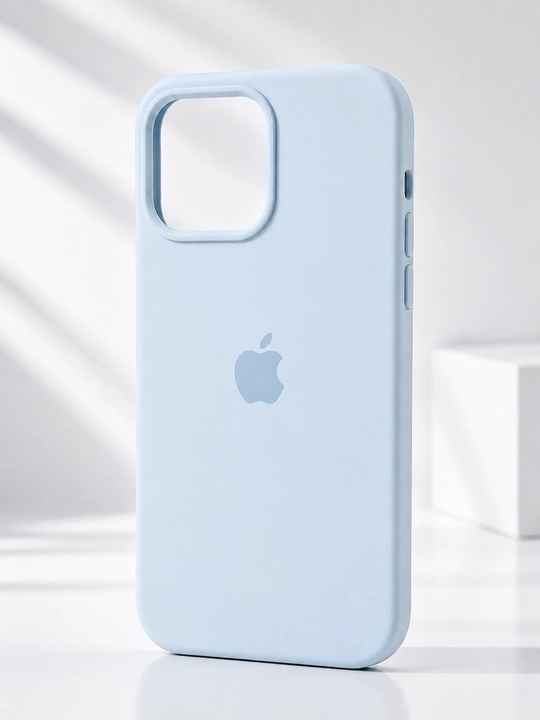 IPhone15/16ProMax uchun Premium Soft Touch silikon g'ilof, ichki mikrofiber qoplamali - 