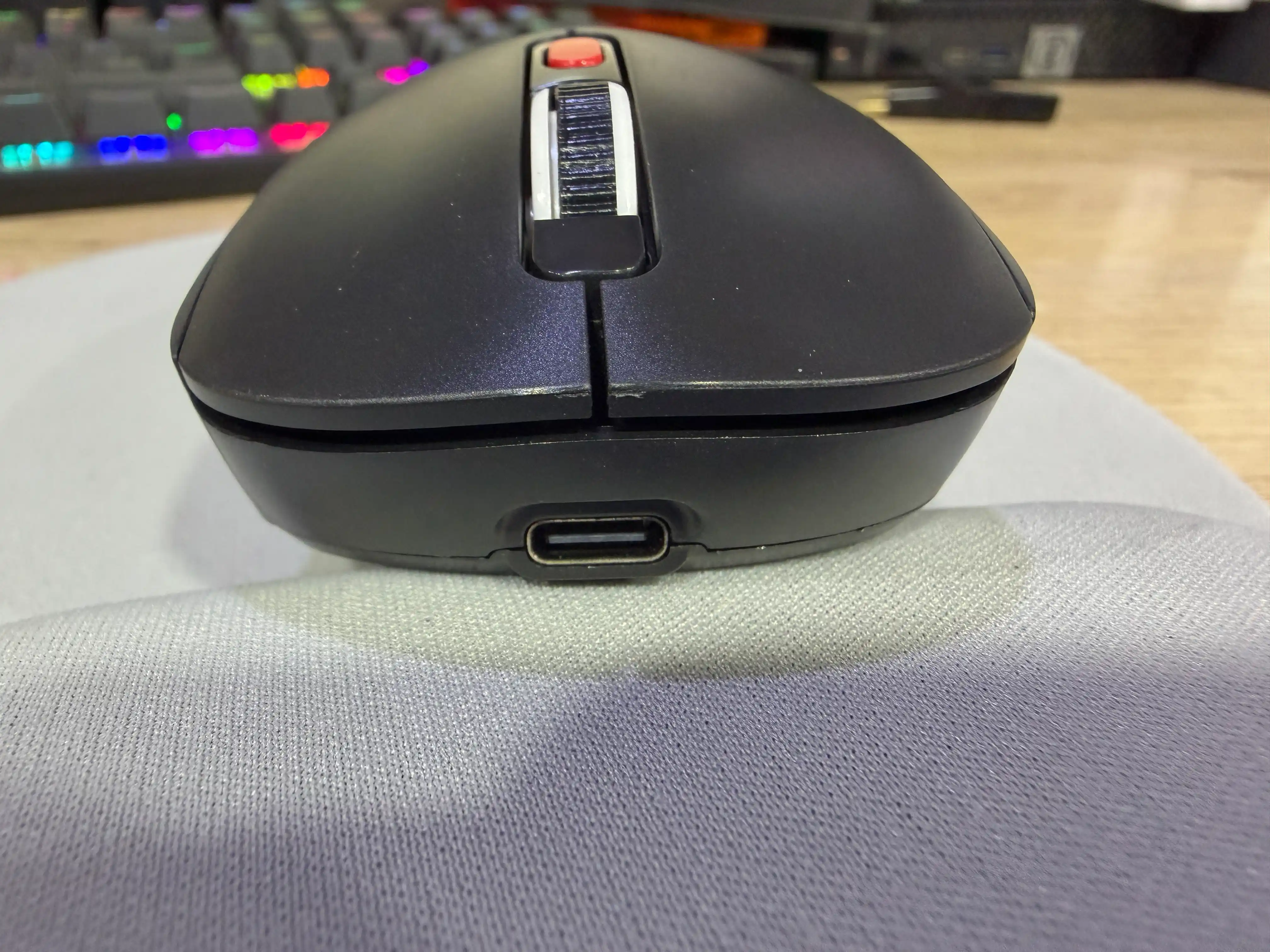 Simsiz Sichqoncha PRO 8000 DPI Bluetooth + 2.4GHz + Type-C