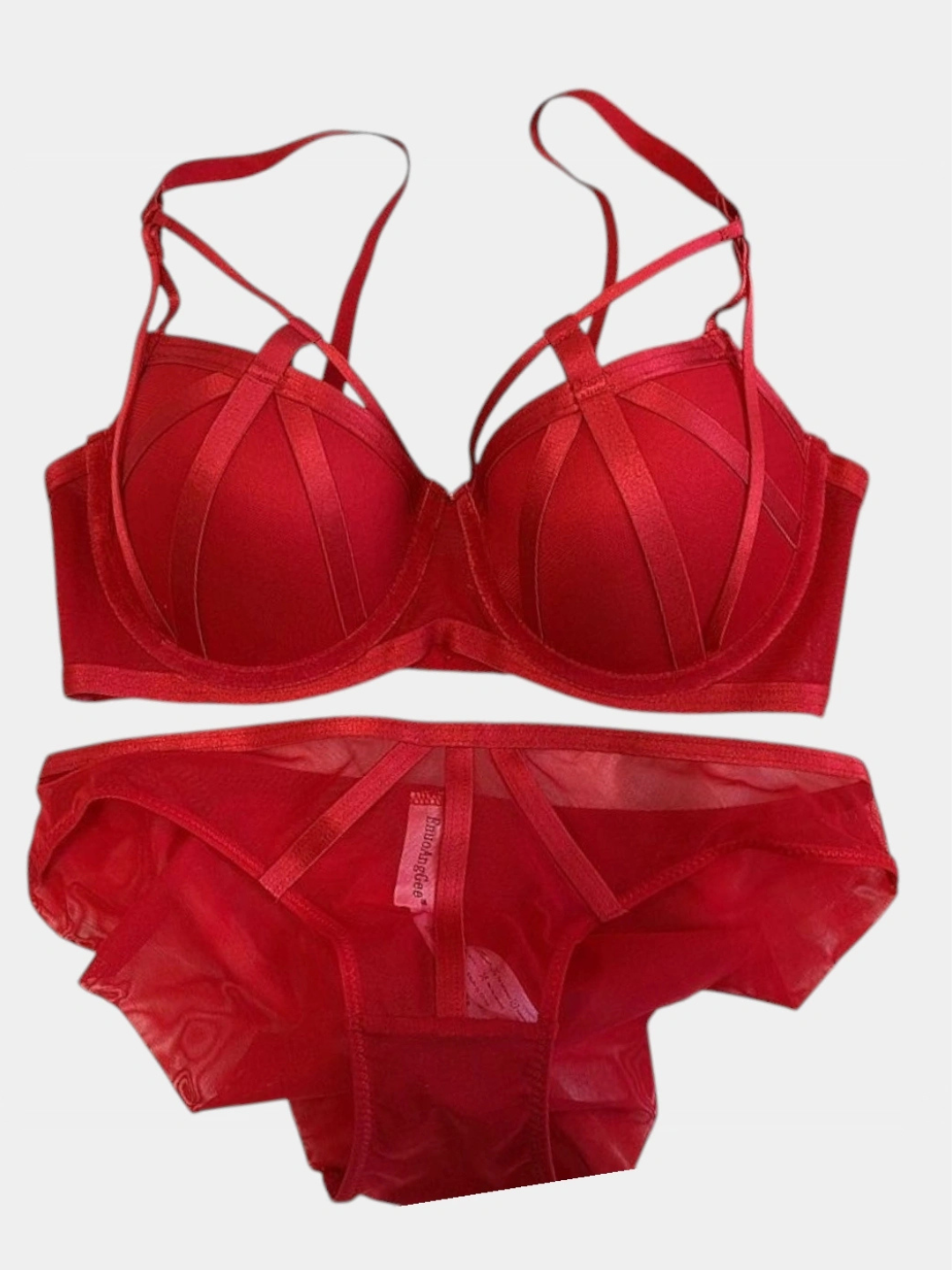 Женский комплект нижнего белья, бюстгальтер и трусики, комплект из двух частей - 