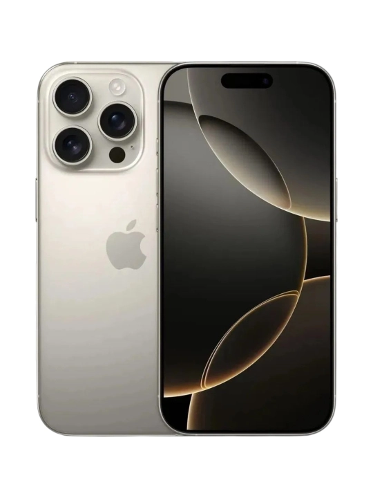Смартфон iPhone 16 Pro, Pro Max, 128, 256 ГБ, 1-SIM, Dual-SIM, стекло и чехол в подарок