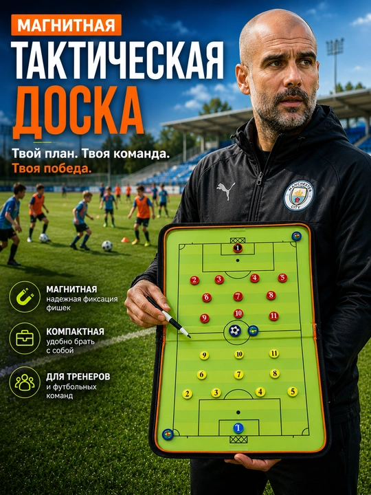 Murabbiy plansheti, futbol taktikasi, magnitli futbol doskasi, futbol murabbiyi uchun