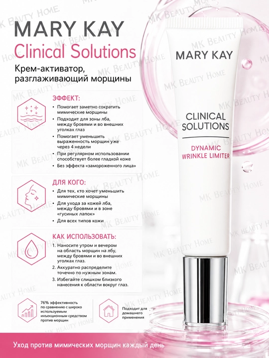 Крем-активатор Clinical Solutions разглаживающий морщины