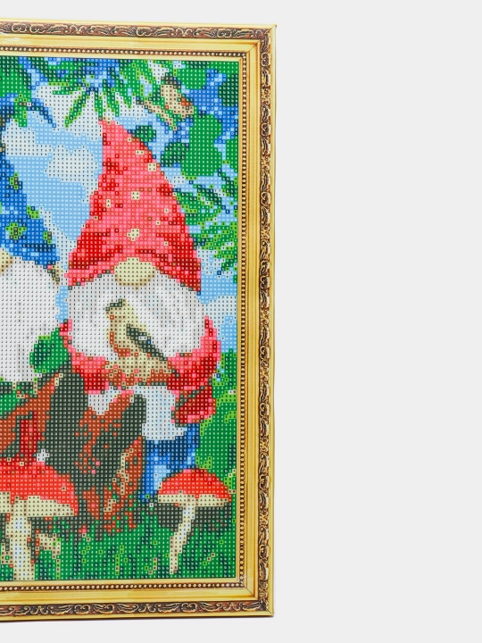 Olmos mozaika, bolalar to'plami, ijod uchun to'plam, podrama bilan, 30x40 sm, Olmos
