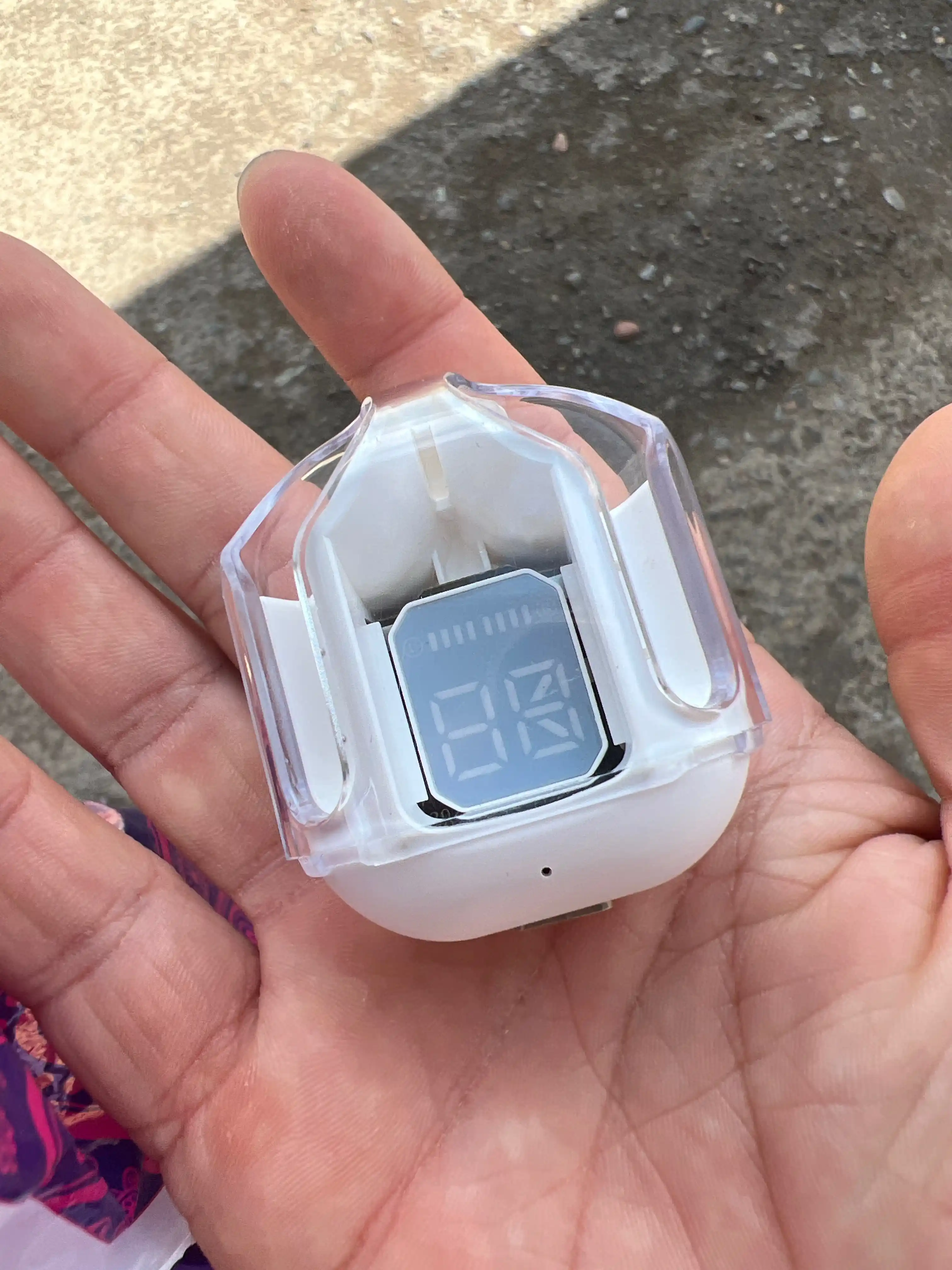 Simsiz quloqchinlar Air31 naushnik, display va mikrafonli, IOS va Android uchun