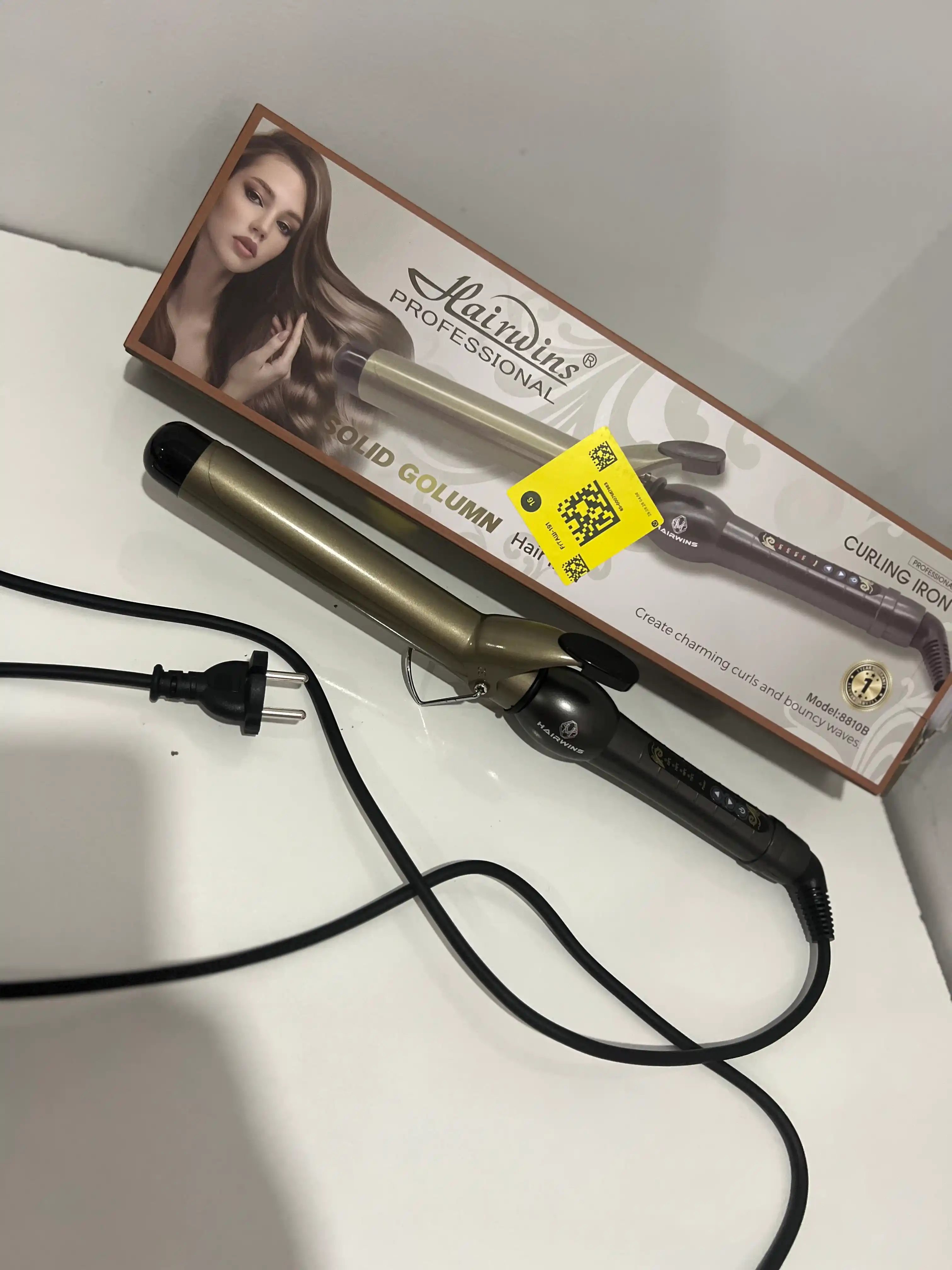 Professional ployka dazmol Hairwins HW-8810 soch turmaklash uchun, harorat nazorati