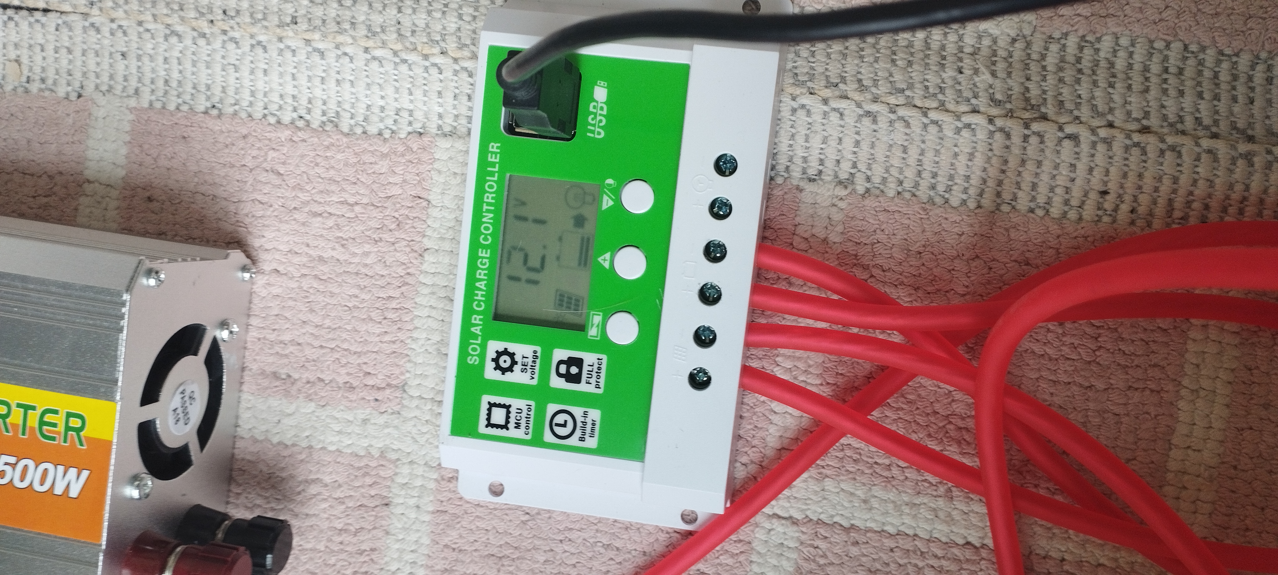 Контроллер заряда солнечной батареи PWM 30A 12V/24V