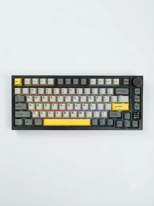AJAZZ AK820 PRO mexanik klaviatura, 75%, RGB, ekran, Bluetooth, 2.4G