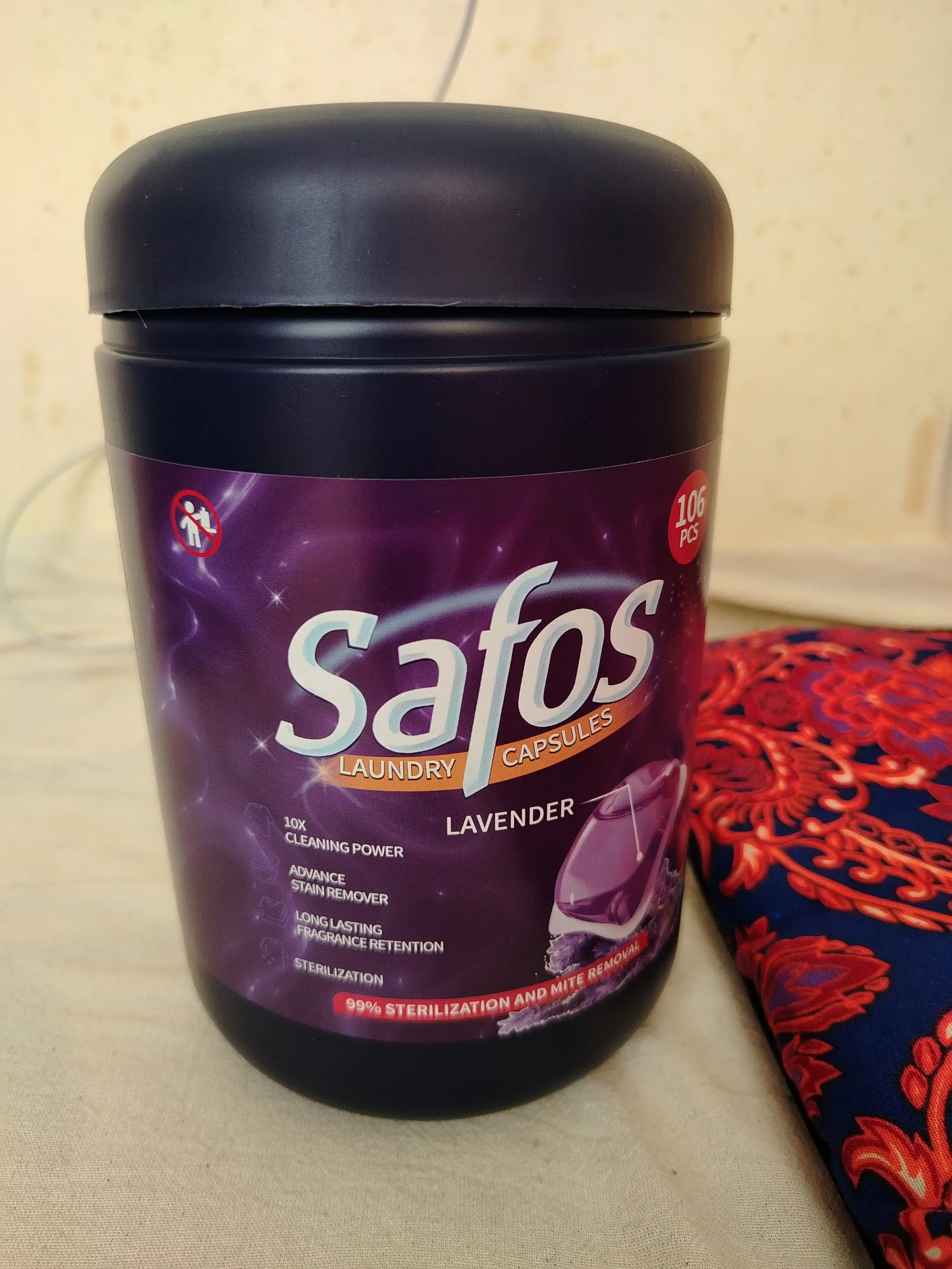 Капсулы для стирки Safos, для цветного, чёрного и белого белья, концентрированное средство