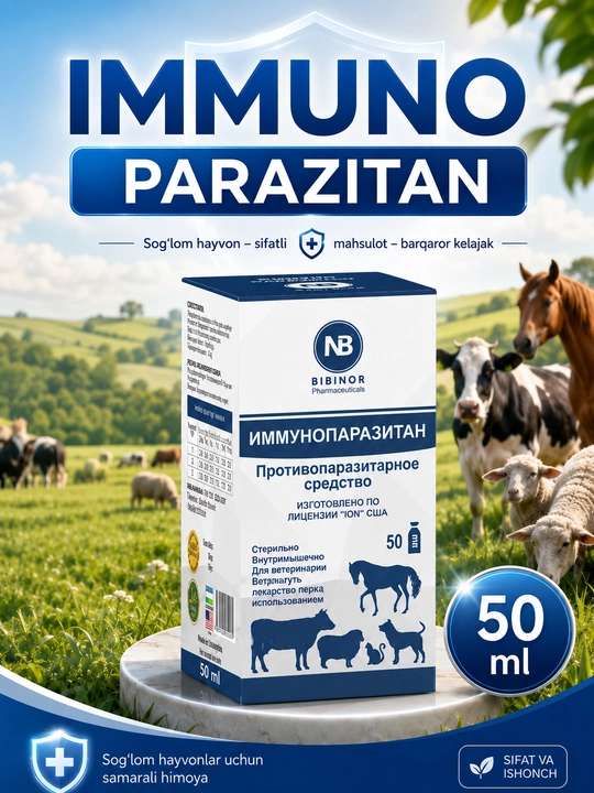 Immunoparazitan - Parazitlarga qarshi vosita, 50 ml - 
