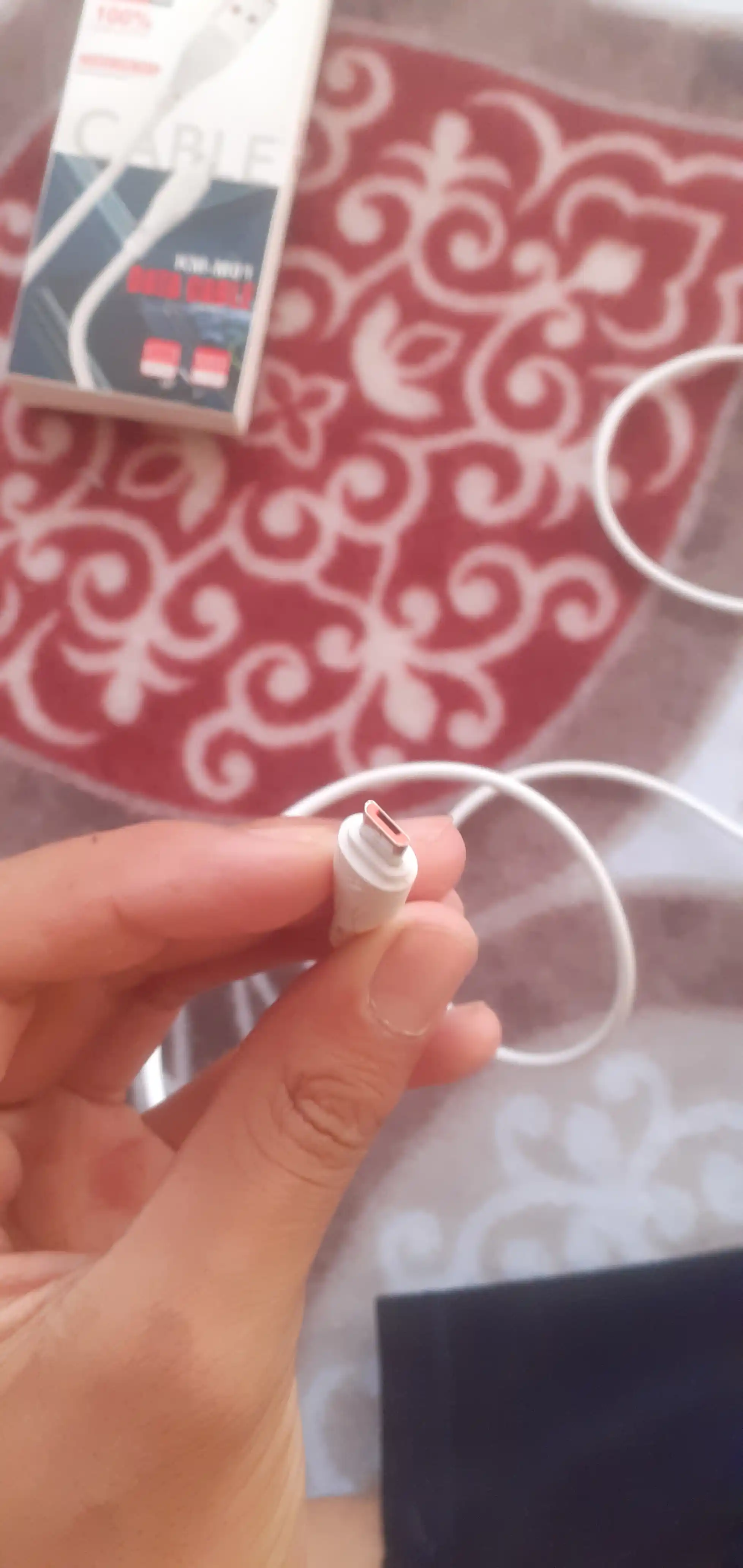 Micro USB kabel KIN KMM01 3.1A tez zaryad, 1 metr, Android telefon va planshet uchun